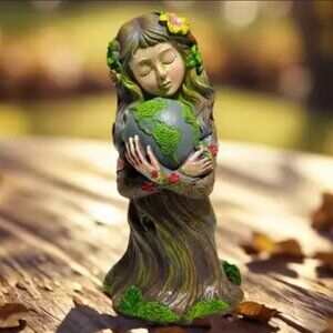 Mother Earth Resin Love Figurine